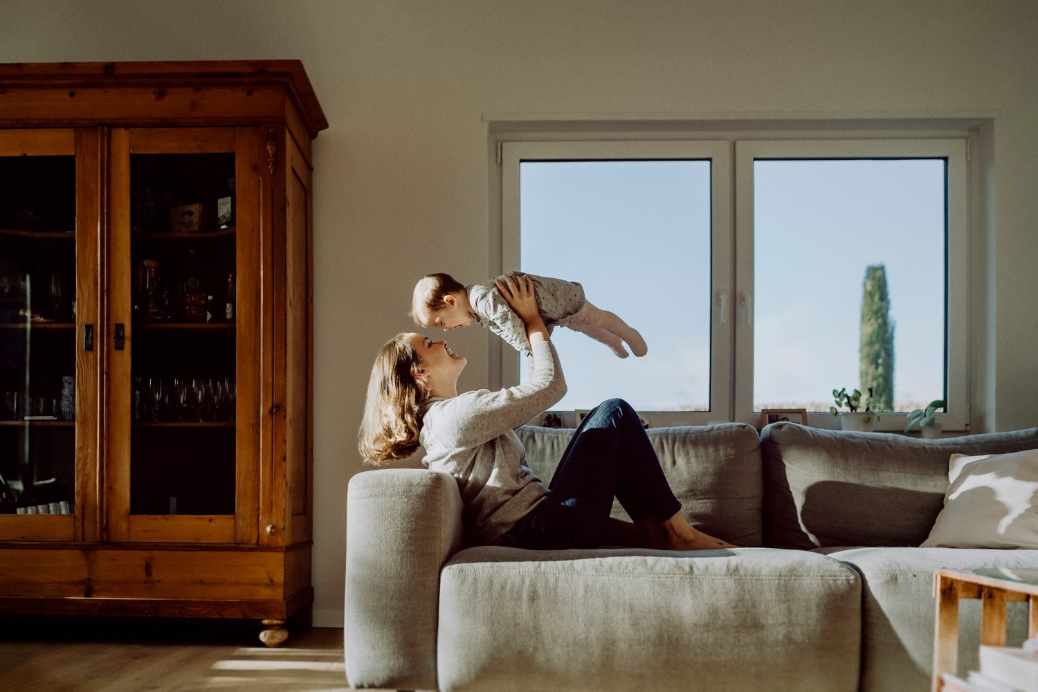 Familienbilder zu Hause machen lassen